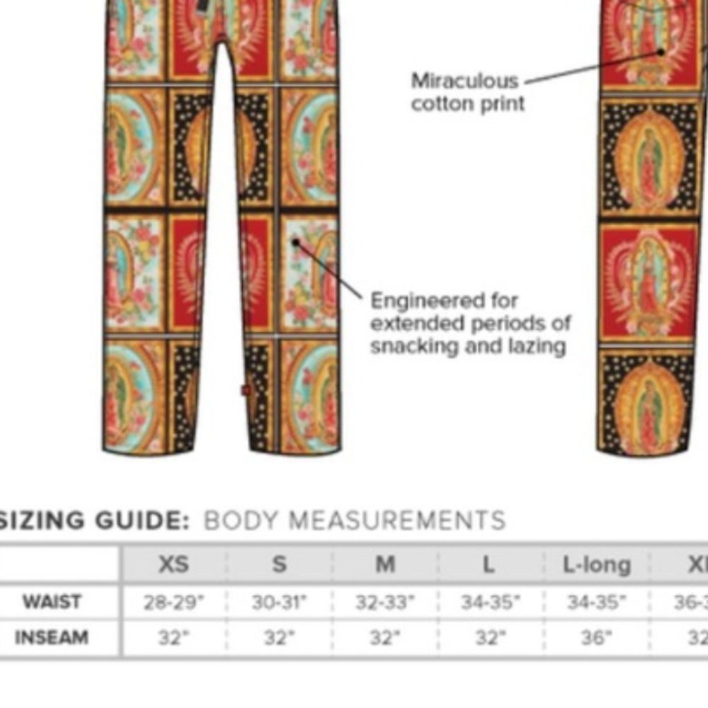Betabrand Multicolor Lounge Pants - Picture 13 of 13